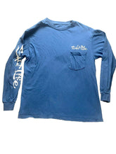 Load image into Gallery viewer, Salt Life Shirt Adult Medium Long Sleeve Amerishield Marlin Fish Live Salty Mens
