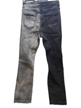 Load image into Gallery viewer, Blue Topic Jeans Juniors 11/12 Black Denim Distressed Grunge Streetwear Girls
