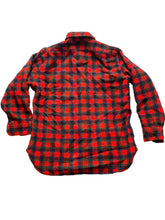 Load image into Gallery viewer, VTG Pendleton Shirt Adult Large Red Navy Macduff Tartan Plaid Wool Flannel Mens

