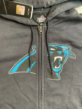 Load image into Gallery viewer, Carolina Panthers Sweatshirt Adult Extra Large Full Zip NFL Majestic Mens NWT
