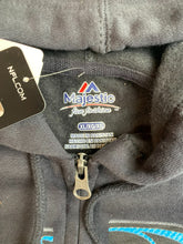 Load image into Gallery viewer, Carolina Panthers Sweatshirt Adult Extra Large Full Zip NFL Majestic Mens NWT
