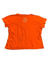 Load image into Gallery viewer, Harley Davidson Shirt Womens Medium Orange Century Of Great Motorcycle Oversized
