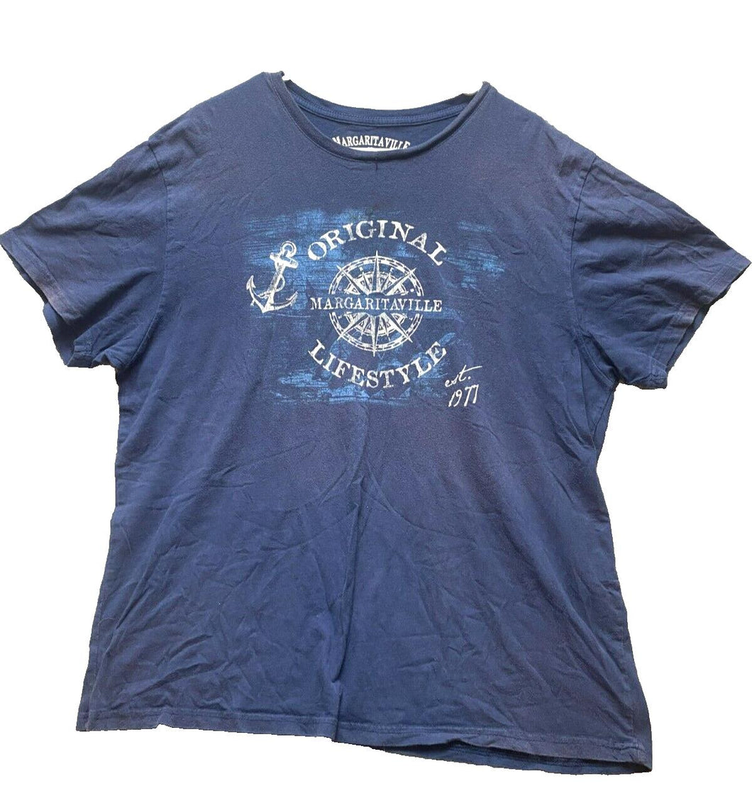 Margaritaville Shirt Adult Extra Large Original Lifestyle Anchor Streetwear Mens
