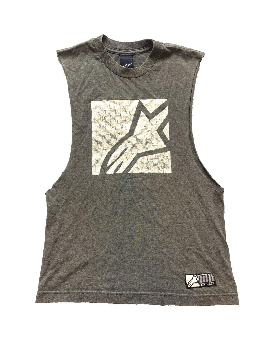 VTG Alpinestars Shirt Adult Small Tank Championship Series Motocross Racing Mens