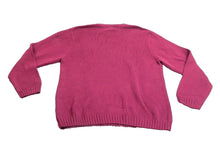 Load image into Gallery viewer, CHAPS Sweater Adult Large Maroon Cable Knit Crest Logo Outerwear Pullover Mens
