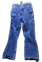Load image into Gallery viewer, Carhartt Jeans Adult 30x30 Blue Denim Dungaree Fit Carpenter Workwear 382-83 Men
