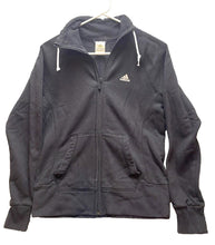 Load image into Gallery viewer, Adidas Jacket Adult Small Full Zip Spandex Three Stripes Logo Active Track Mens

