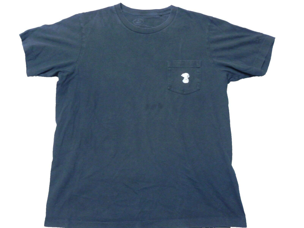 Uniqlo x Kaws x Peanuts Shirt Adult Medium Black Pocket Single Stitch Snoopy Men