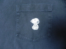 Load image into Gallery viewer, Uniqlo x Kaws x Peanuts Shirt Adult Medium Black Pocket Single Stitch Snoopy Men
