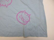 Load image into Gallery viewer, VTG Monster Faces Shirt Adult 2XL Blue AOP 90s Screen Stars Single Stitch Mens
