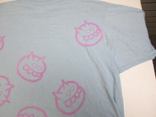 Load image into Gallery viewer, VTG Monster Faces Shirt Adult 2XL Blue AOP 90s Screen Stars Single Stitch Mens
