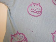 Load image into Gallery viewer, VTG Monster Faces Shirt Adult 2XL Blue AOP 90s Screen Stars Single Stitch Mens
