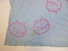 Load image into Gallery viewer, VTG Monster Faces Shirt Adult 2XL Blue AOP 90s Screen Stars Single Stitch Mens
