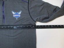 Load image into Gallery viewer, Charlotte Hornets Sweatshirt Adult Medium 1/4 Zip Mock Neck NBA Basketball Mens
