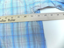Load image into Gallery viewer, Sean John Shirt Adult 3XL XXXL Blue Plaid Button Up Casual Embroidered Y2K  Mens
