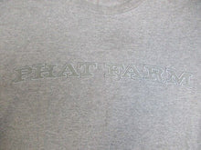 Load image into Gallery viewer, Phat Farm Shirt Adult Large Gray Crew Neck Short Sleeve Spell Out Logo Mens
