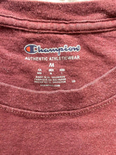 Load image into Gallery viewer, Champion Shirt Adult Medium Maroon Embroidered Logo Authentic Athleticwear Mens
