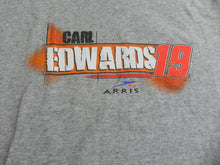 Load image into Gallery viewer, Carl Edwards Shirt Womens Extra Lage Gray NASCAR Arris Car Racing #19 Ladies
