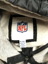 Load image into Gallery viewer, Carolina Panthers Jacket Adult Extra Large Gray Windbreaker Hooded Football Mens

