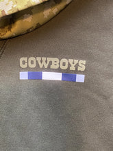 Load image into Gallery viewer, Dallas Cowboys Sweatshirt Womens Large Green Nike Dry Fit Camo NFL Football
