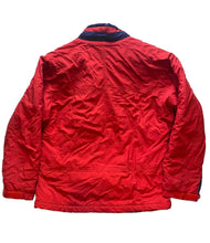 Load image into Gallery viewer, Patagonia Bomber Jacket Youth 14 Red Snap Full Zip Winter Outerwear Boys

