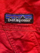 Load image into Gallery viewer, Patagonia Bomber Jacket Youth 14 Red Snap Full Zip Winter Outerwear Boys
