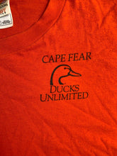 Load image into Gallery viewer, VTG Ducks Unlimited Shirt Adult Extra Large Orange Cape Fear Y2K Streetwear Mens
