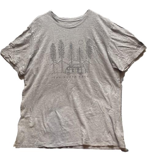 The North Face Shirt Adult Extra Large Gray Novelty Camping Van Streetwear Mens