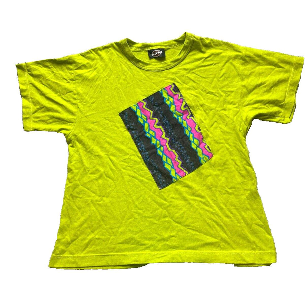 Vintage Willy-Dee Shirt Adult Medium Avocado Green Streetwear Crewneck USA Mens