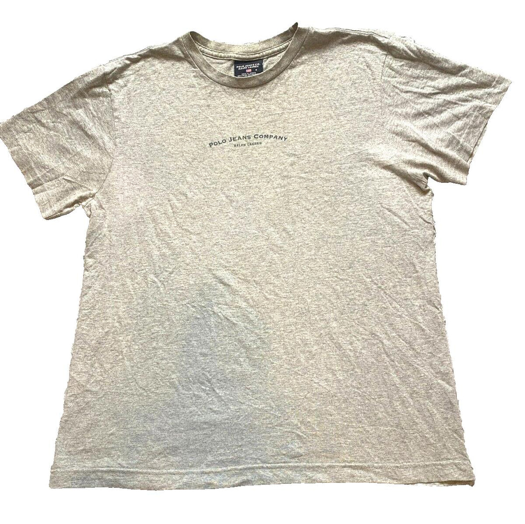 Ralph Lauren Shirt Adult Small Oversized Spellout Streetwear POLO Jeans Co Mens