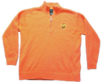 Load image into Gallery viewer, Ralph Lauren Sweater Adult Small 1/4 Zip Mock Neck Pullover Embroidery Crown Men
