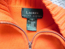 Load image into Gallery viewer, Ralph Lauren Sweater Adult Small 1/4 Zip Mock Neck Pullover Embroidery Crown Men
