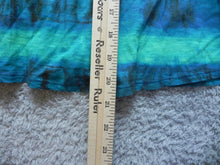 Load image into Gallery viewer, Chico&#39;s Shirt Womens 1 Tie Dye Cold Shoulder Sleeve Crochet Lace Blouse Ladies
