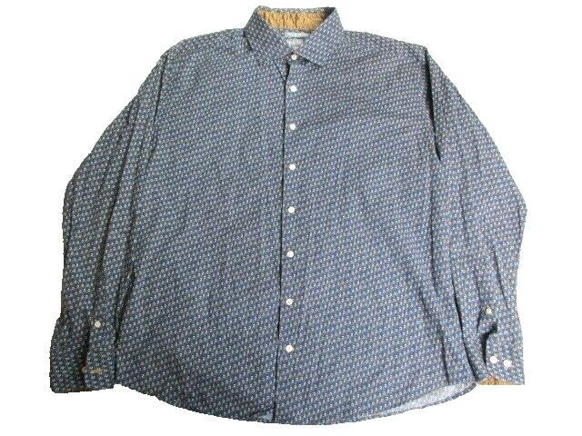 Paulo Solari Shirt Adult 3XLT  Performance Stretch Modern Fit Button Up Mens