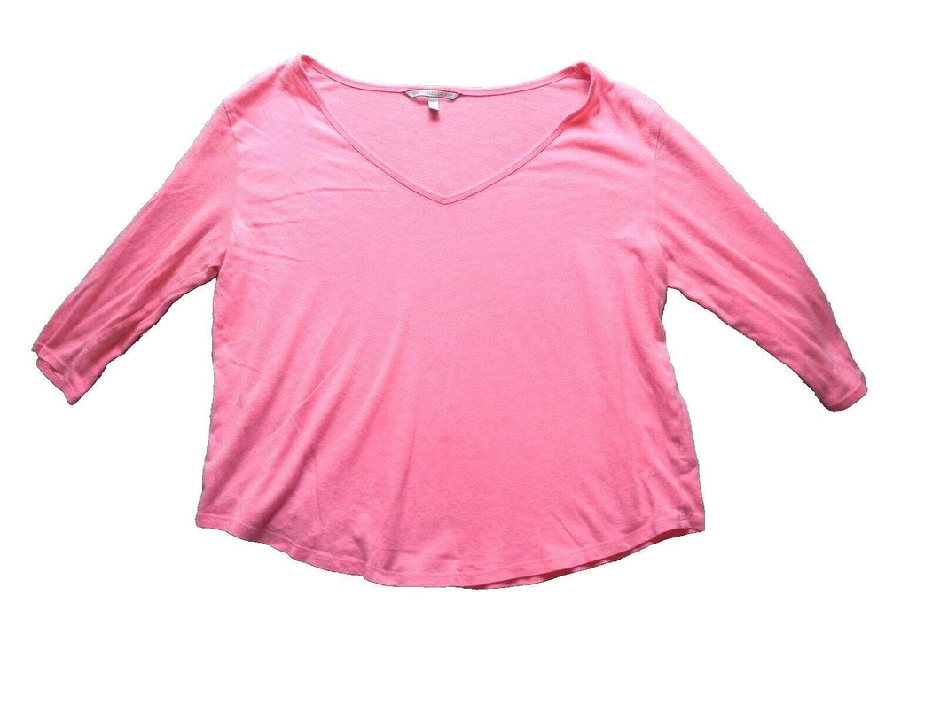 Victoria's Secret Shirt Womens Medium V-Neck Flowy Blouse Casual Ladies