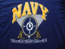 Load image into Gallery viewer, US Navy Mom Shirt Adult 2XL XXL Compass Streetwear Short Sleeve Mens
