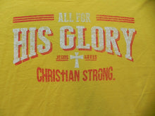 Load image into Gallery viewer, Christian Shirt Adult 3XL All For His Glory Jesus Saves Religious DryBlend Mens
