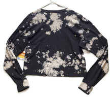 Load image into Gallery viewer, Wake Forest Shirt Womens Medium Bleach Tie Dye Oversized Demon Deacons NCAA NWT
