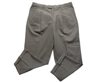Load image into Gallery viewer, Zignone Pants Adult 40x26 Pleated Pure New Wool Straight Trousers Dress Mens
