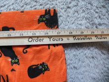 Load image into Gallery viewer, Halloween Pajama Set Women Large Black Cat AOP Allover Print Sleepwear So Soft
