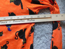 Load image into Gallery viewer, Halloween Pajama Set Women Large Black Cat AOP Allover Print Sleepwear So Soft
