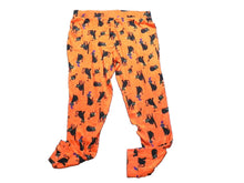 Load image into Gallery viewer, Halloween Pajama Set Women Large Black Cat AOP Allover Print Sleepwear So Soft
