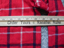 Load image into Gallery viewer, Duluth Trading Shirt Womens Extra Small Red Plaid Button Up Flannel Ladies
