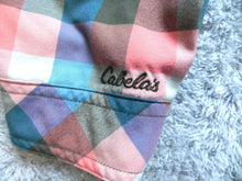 Load image into Gallery viewer, Cabela&#39;s Shirt Adult 2XL XXL Multicolor Plaid Button Up Flap Pocket Casual Mens

