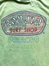 Load image into Gallery viewer, Ron Jon Surf Shop Shirt Adult Small Green USA Flag Orlando 2 Sided Skater Mens
