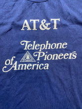 Load image into Gallery viewer, VTG AT&amp;T Shirt Adult Extra Large Single Stitch Telephone Pioneers Of America 90s
