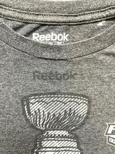 Load image into Gallery viewer, Chicago Blackhawks Shirt Adult Large Charcoal Reebok Stanley Cup Champions Mens
