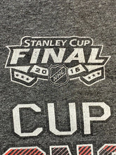 Load image into Gallery viewer, Chicago Blackhawks Shirt Adult Large Charcoal Reebok Stanley Cup Champions Mens
