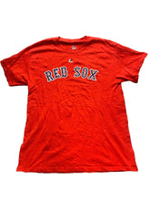 Load image into Gallery viewer, Boston Red Sox Shirt Adult Large Red Majestic MLB Baseball Sportswear Mens
