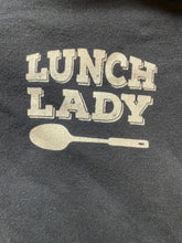 Load image into Gallery viewer, Lunch Lady Sweatshirt Adult 2XL XXL Black Fleece Full Zip EcoSmart Hoodie Mens
